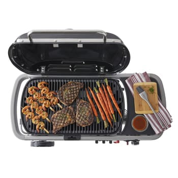 Barbacoa de gas WEBER Weber Traveler de 1 quemadores y 13.71 kw de potencia recomendado para de 6 a 10 personas