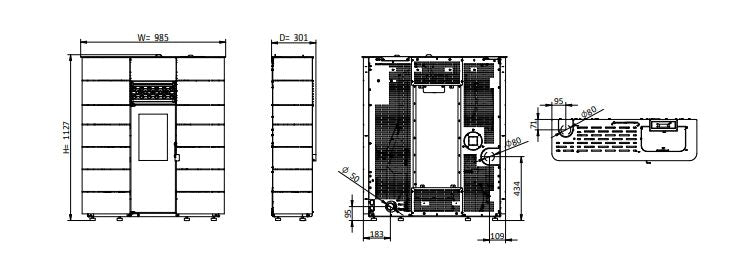 ESTUFA DE PELLEST SOLZAIMA NEVADA 8 KW