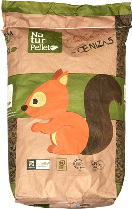 Naturpellet – palet 15 sacos